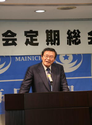 朝比奈 豊毎日新聞社長